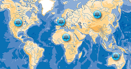 Fermod dans le monde