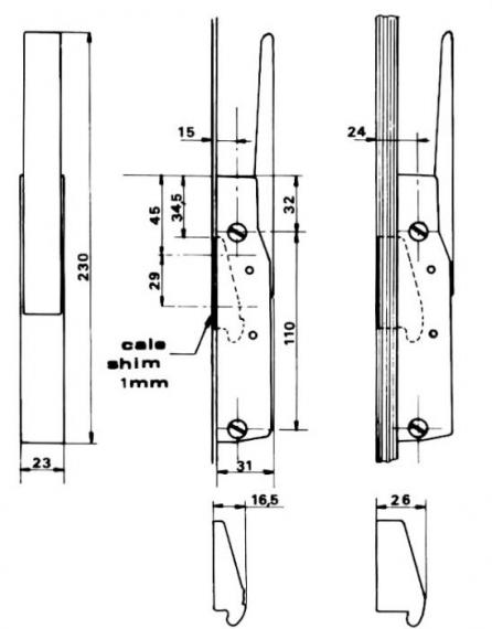 Automatic latches 560 570 571