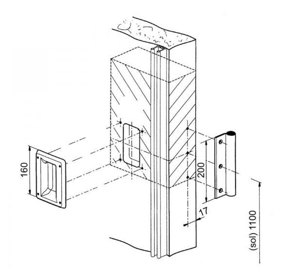 Drawing - External handle 2320