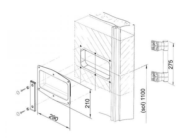 Drawing - External handle 2420