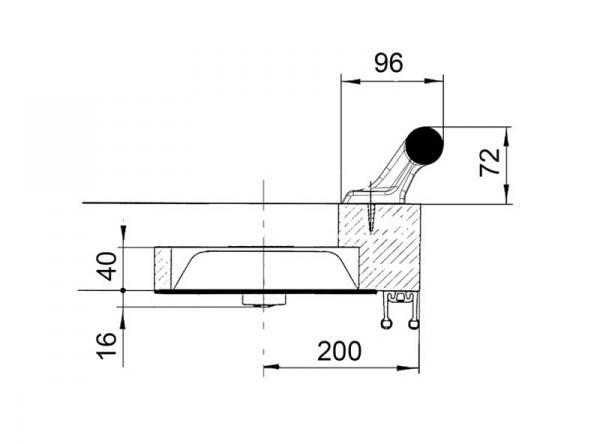 Internal handle 8520