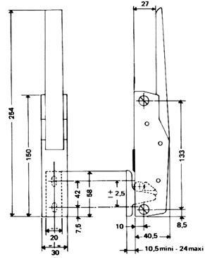 Automatic latches 790 795