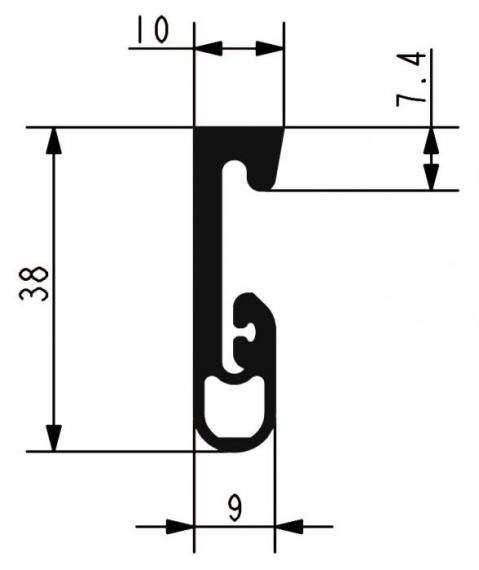 Black gasket 2350