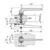 Espagnolette fastener 219